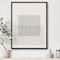 Designart - Minimal Geometric Lines And Squares V - Modern Canvas Wall Art Print in Black Frame